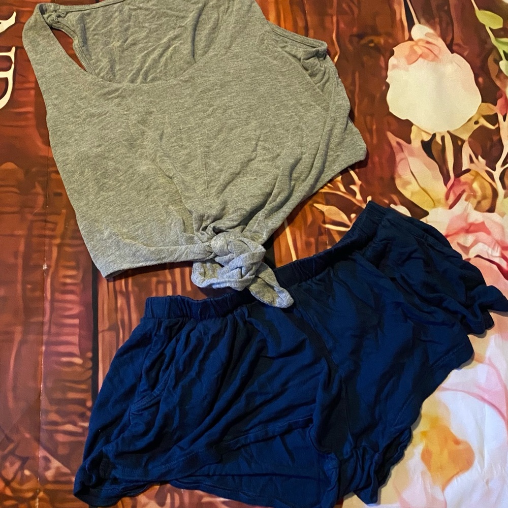H&M shorts and top